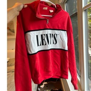 Levi half zip sweater small